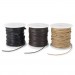 Tondo cuoio Bobina 50 m (nero, testa di moro, naturale)