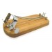 Morsa Prosciutto in Bamboo e Acciaio Inox