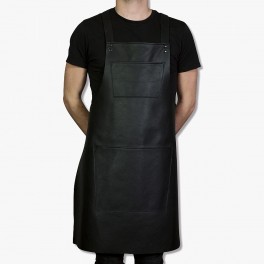 Suspender apron &ndash; Classic leather
