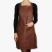 Suspender apron – Classic leather