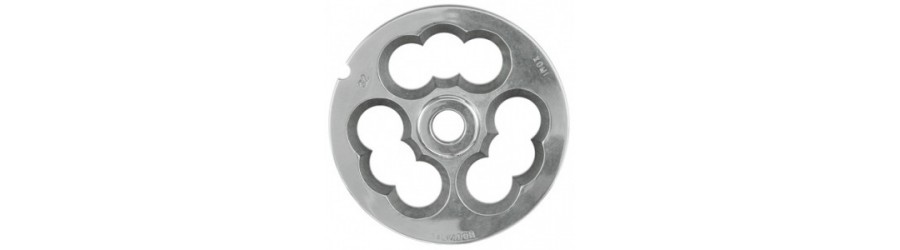 Plate for meat mincer